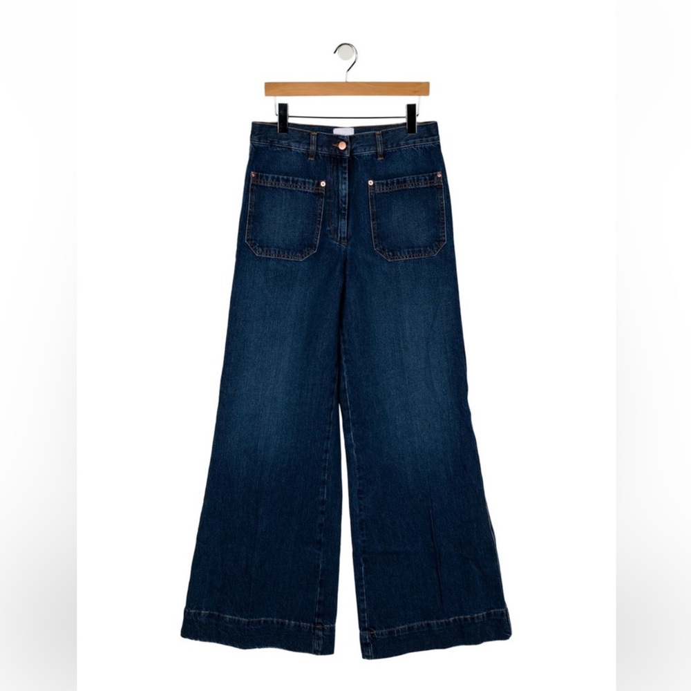 G. Label by Goop High-rise Wide Leg Jeans size 30